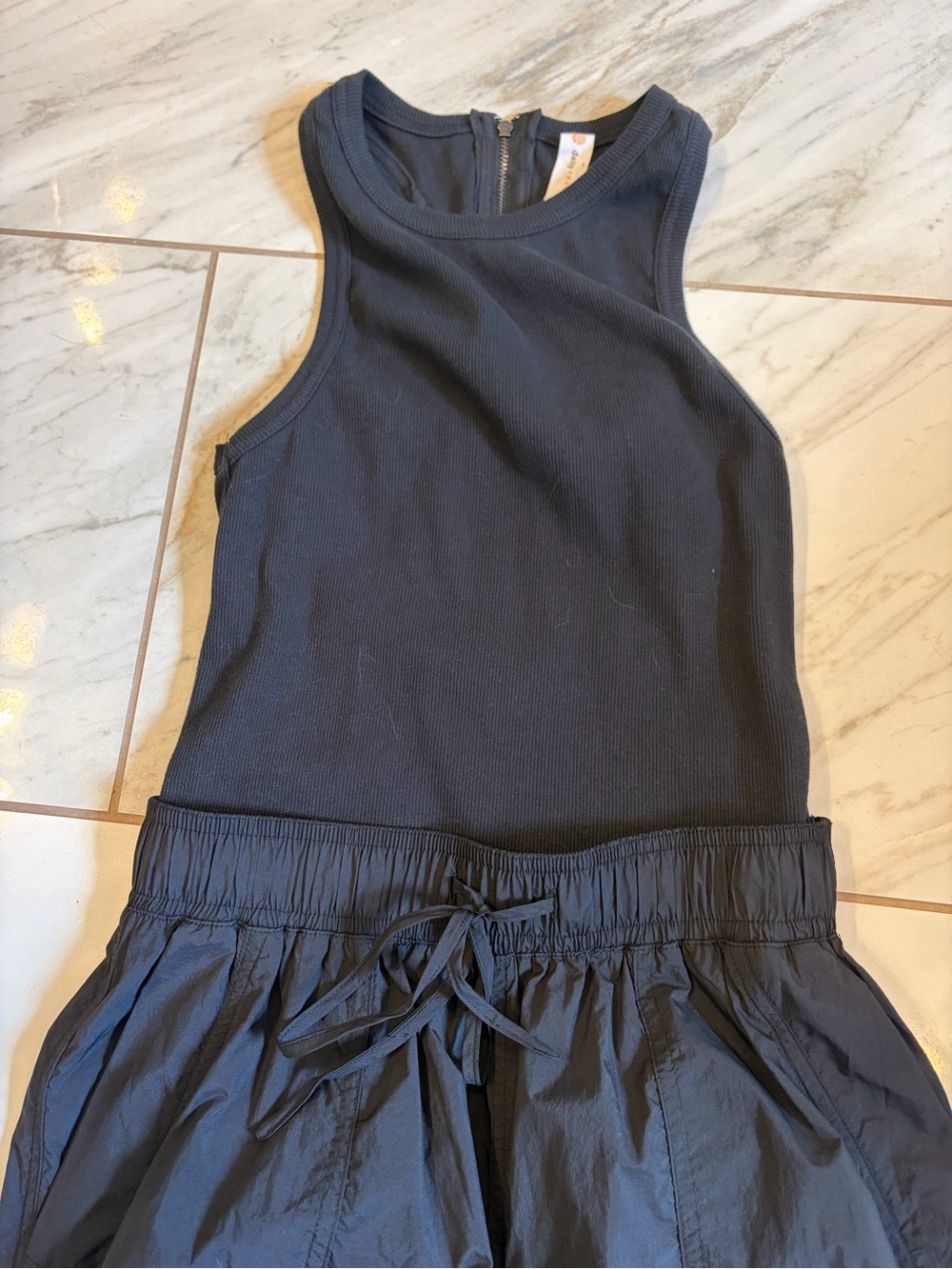 EUC  Anthropologie Daily Practice Messa PARACHUTE BALLOON Jumpsuit BLACK XS - Picture 5 of 11